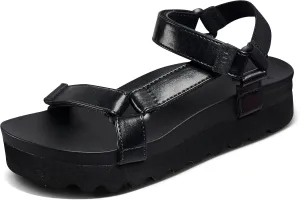 REEF Cushion Rem Hi Women's Platform Sandal, Adjustable Strap, Arch Support and Heel Cupping