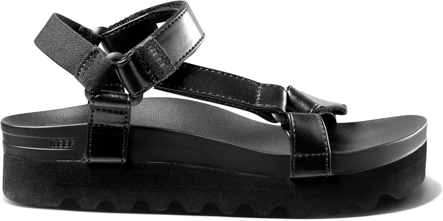 REEF Cushion Rem Hi Women's Platform Sandal, Adjustable Strap, Arch Support and Heel Cupping