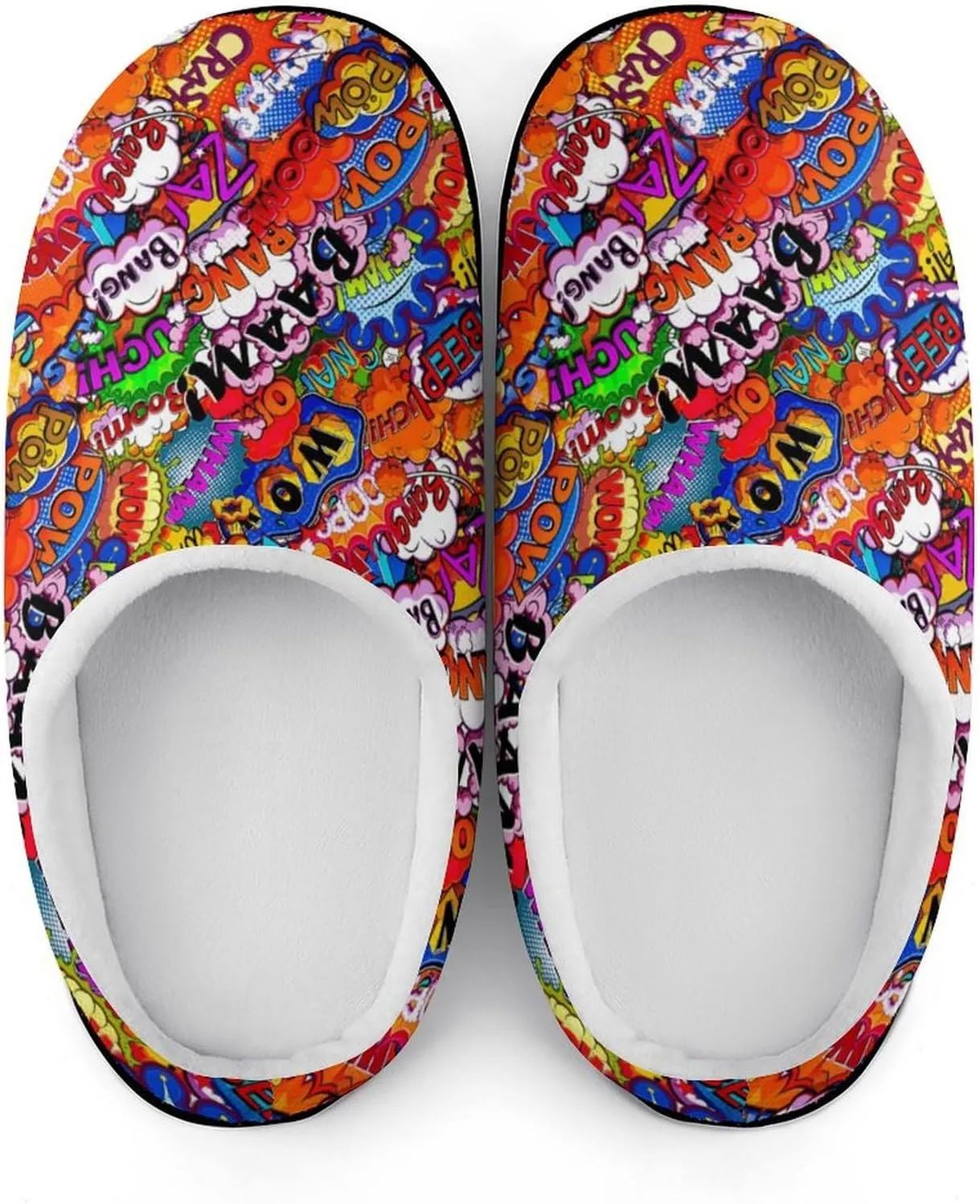 Retro Halloween Pumpkin House Clog Slippers For Womens Memory Foam Slipper Ladies Bedroom Slip-On Shoes Indoor Outdoor