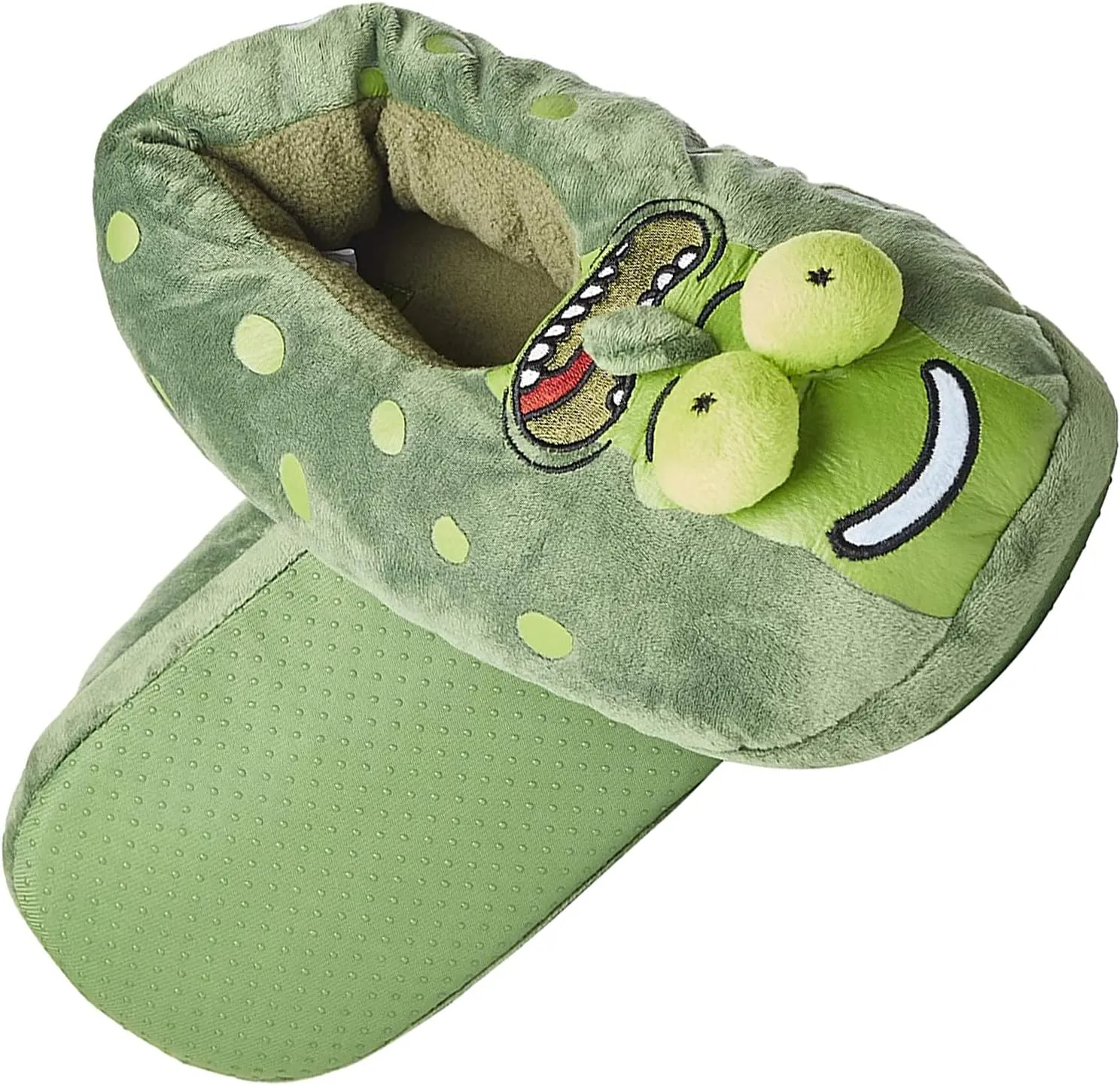 RICK AND MORTY Mens Slippers - Rick Sanchez, Pickle Rick, Morty Smith Footwear