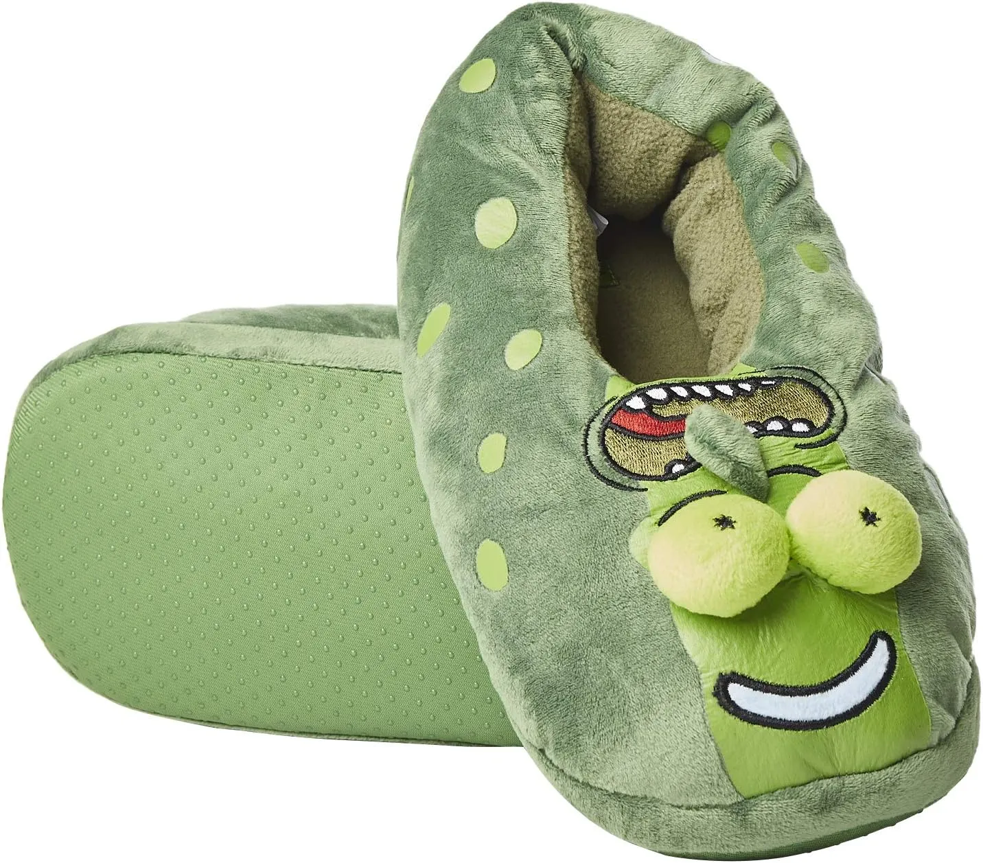 RICK AND MORTY Mens Slippers - Rick Sanchez, Pickle Rick, Morty Smith Footwear