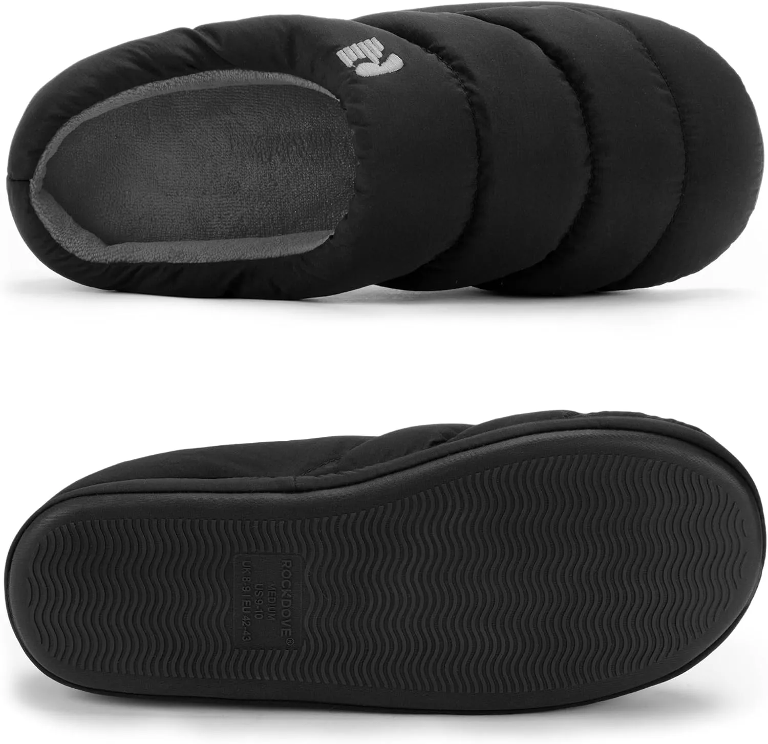 RockDove Men's Campground Memory Foam Down Slipper