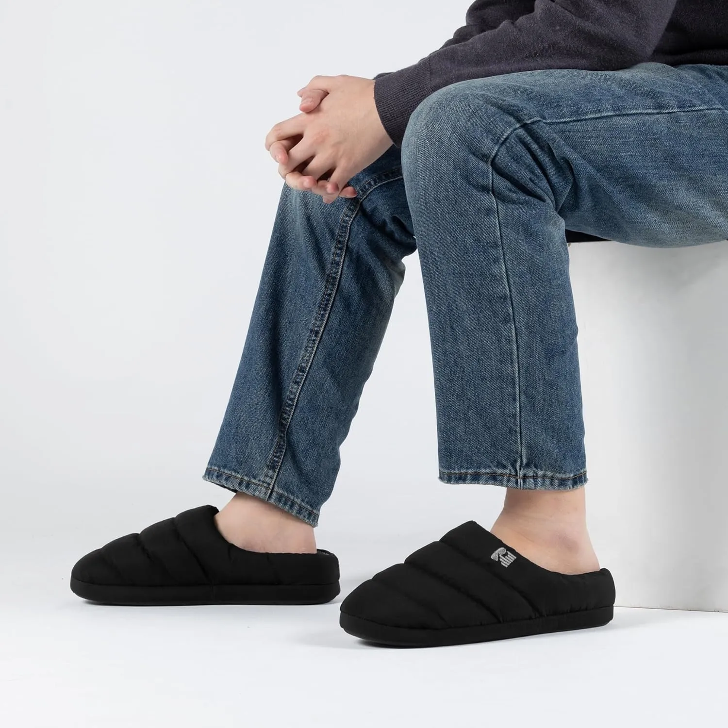 RockDove Men's Campground Memory Foam Down Slipper