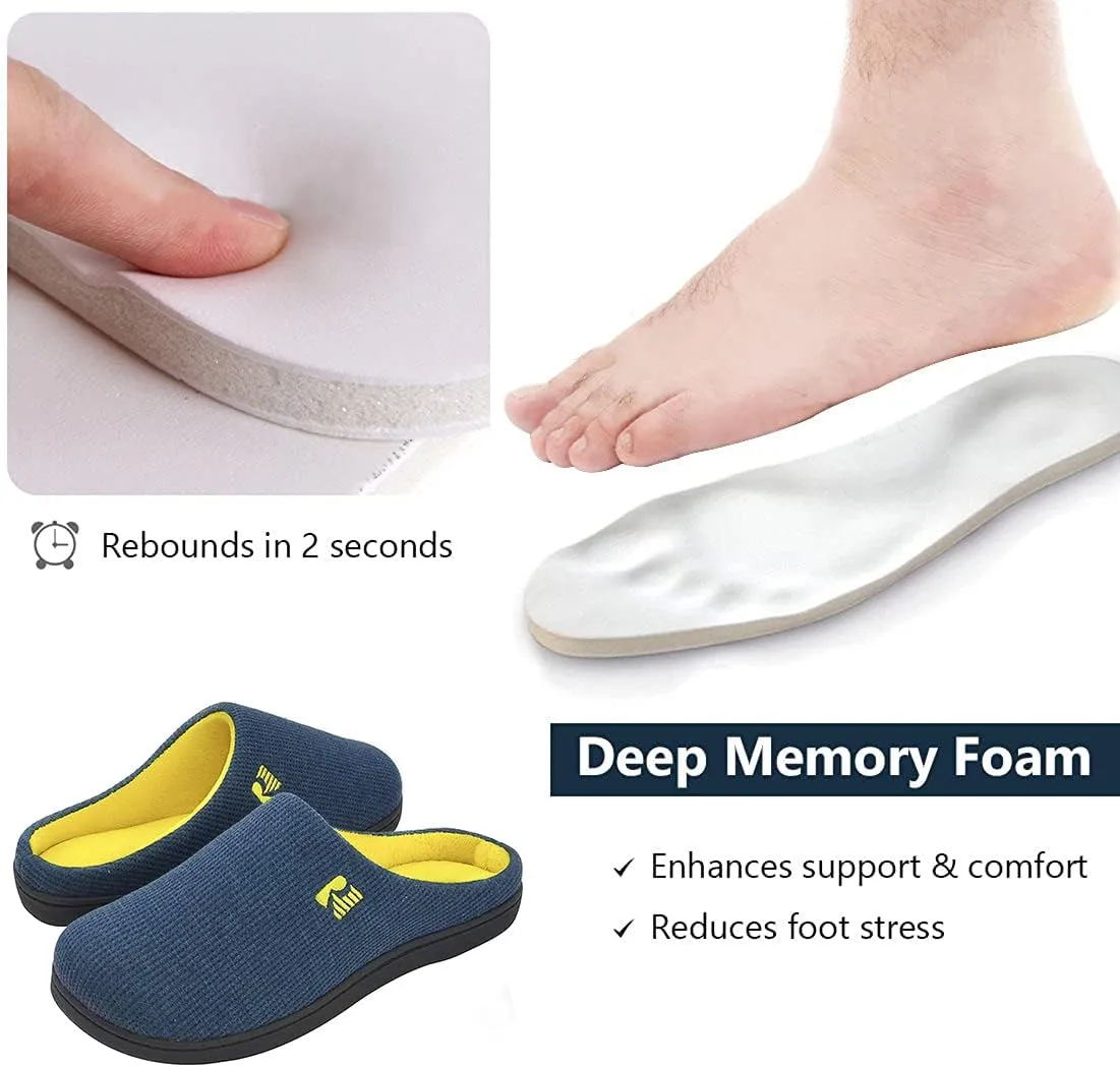 RockDove Men's Original Two-Tone Memory Foam Slipper