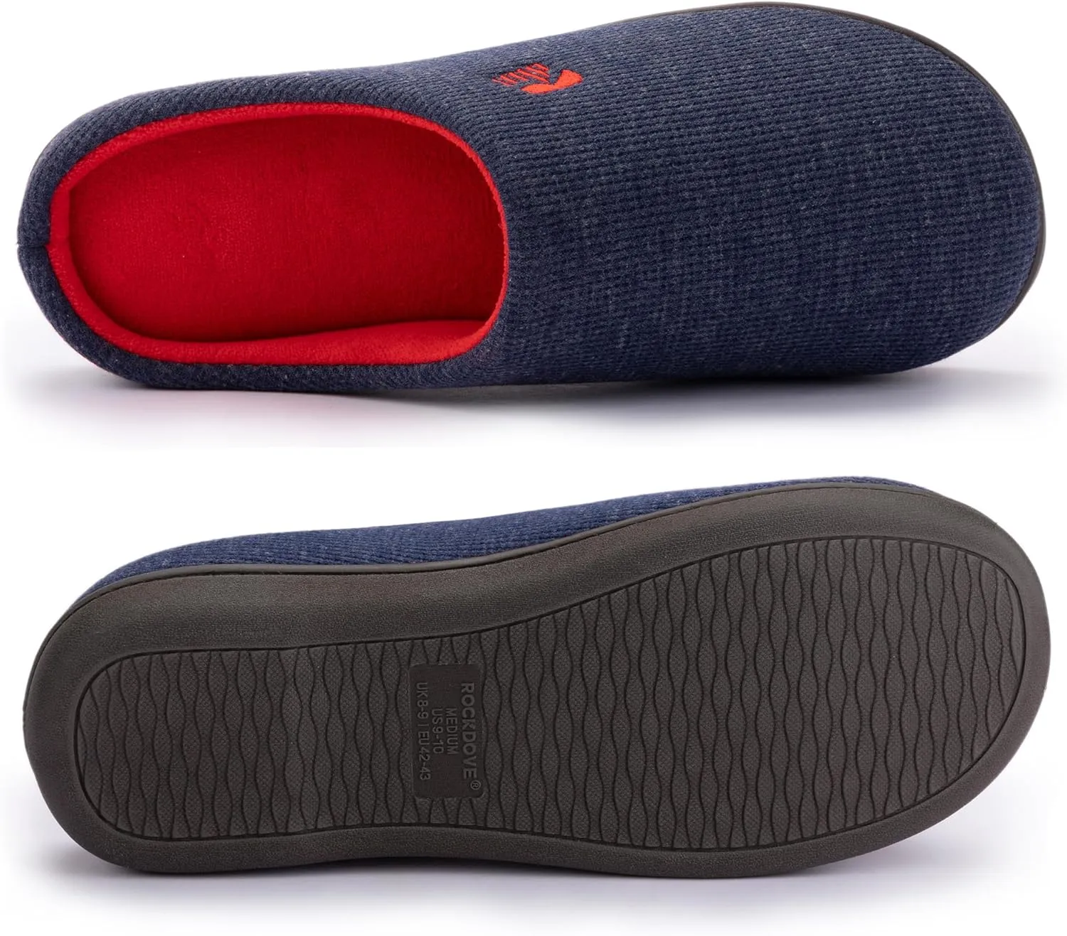RockDove Men's Original Two-Tone Memory Foam Slipper
