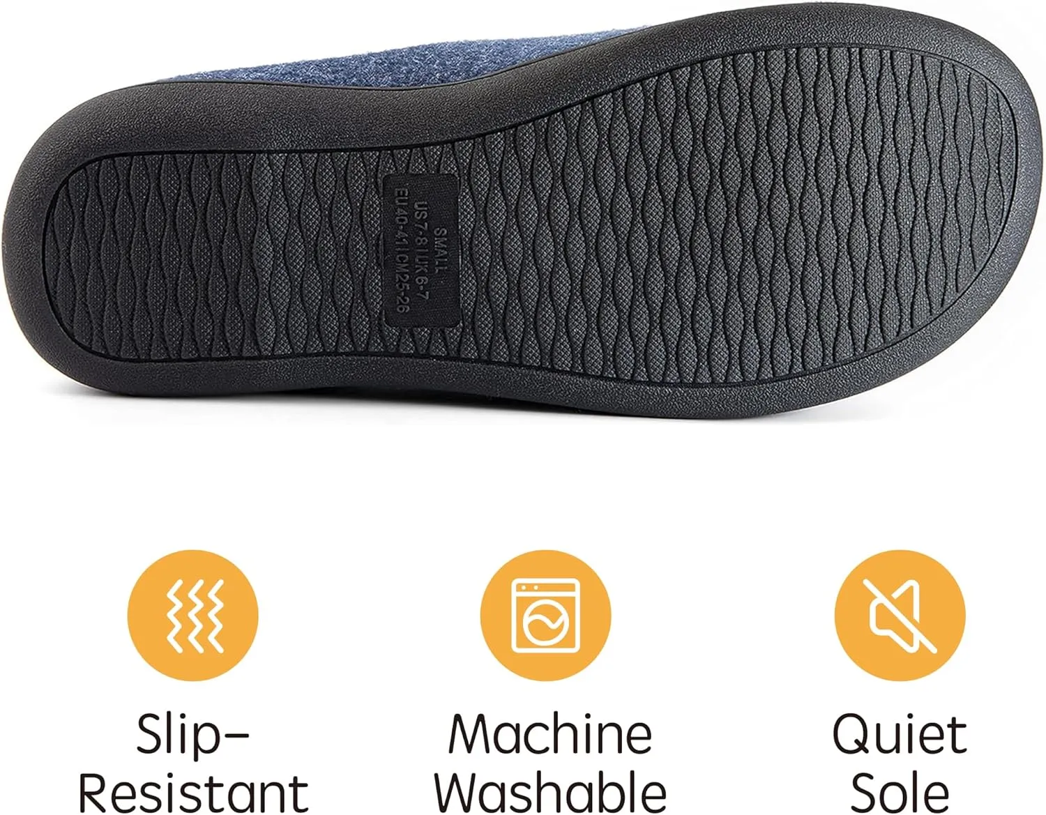 RockDove Men's Sherpa Lined Memory Foam Clog Slipper