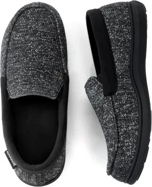 RockDove Men's Tweed Memory Foam Moc Slipper