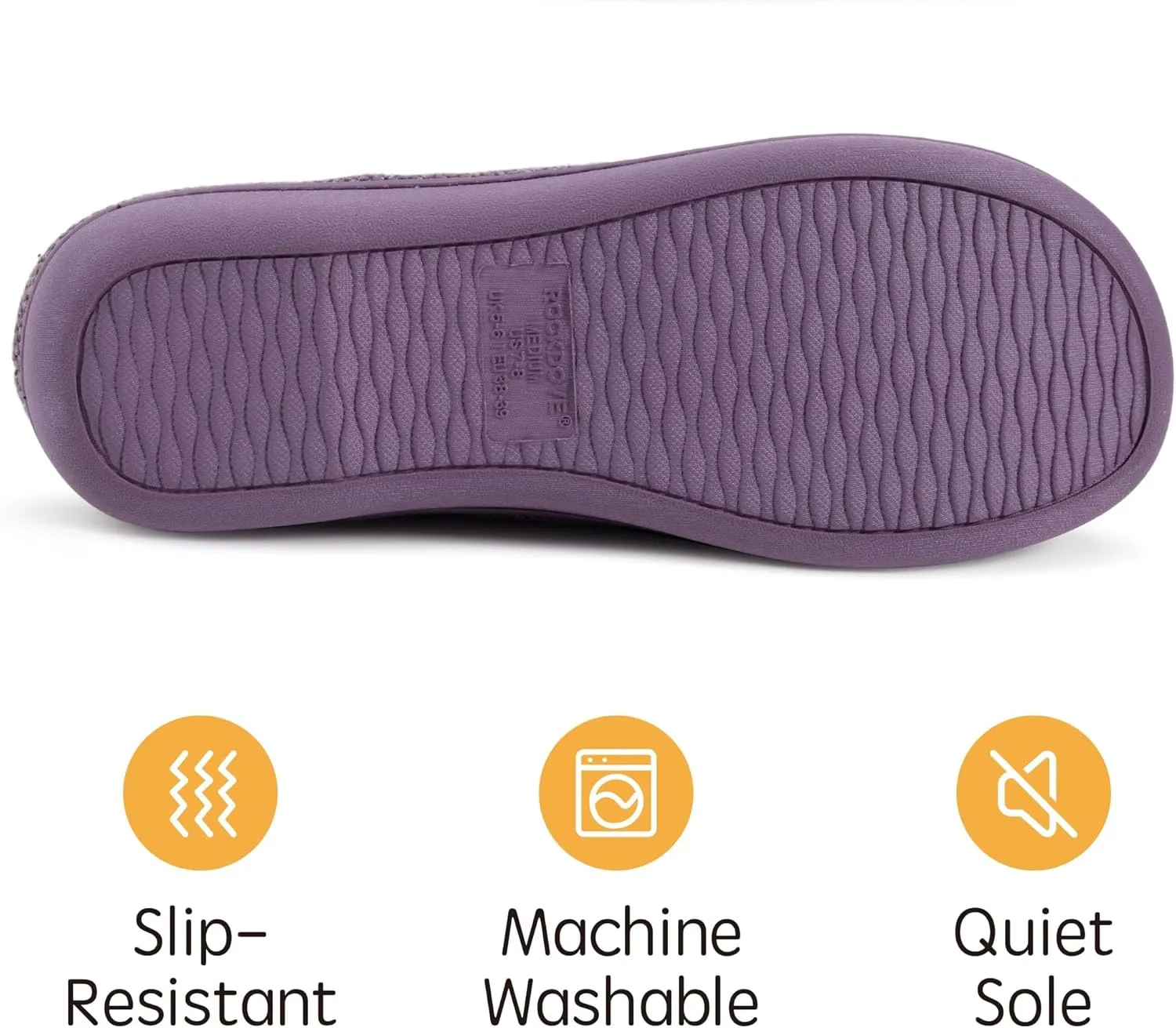 RockDove Women's Birdseye Knit Memory Foam Slipper