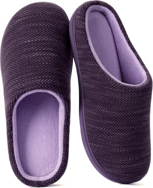 RockDove Women's Birdseye Knit Memory Foam Slipper