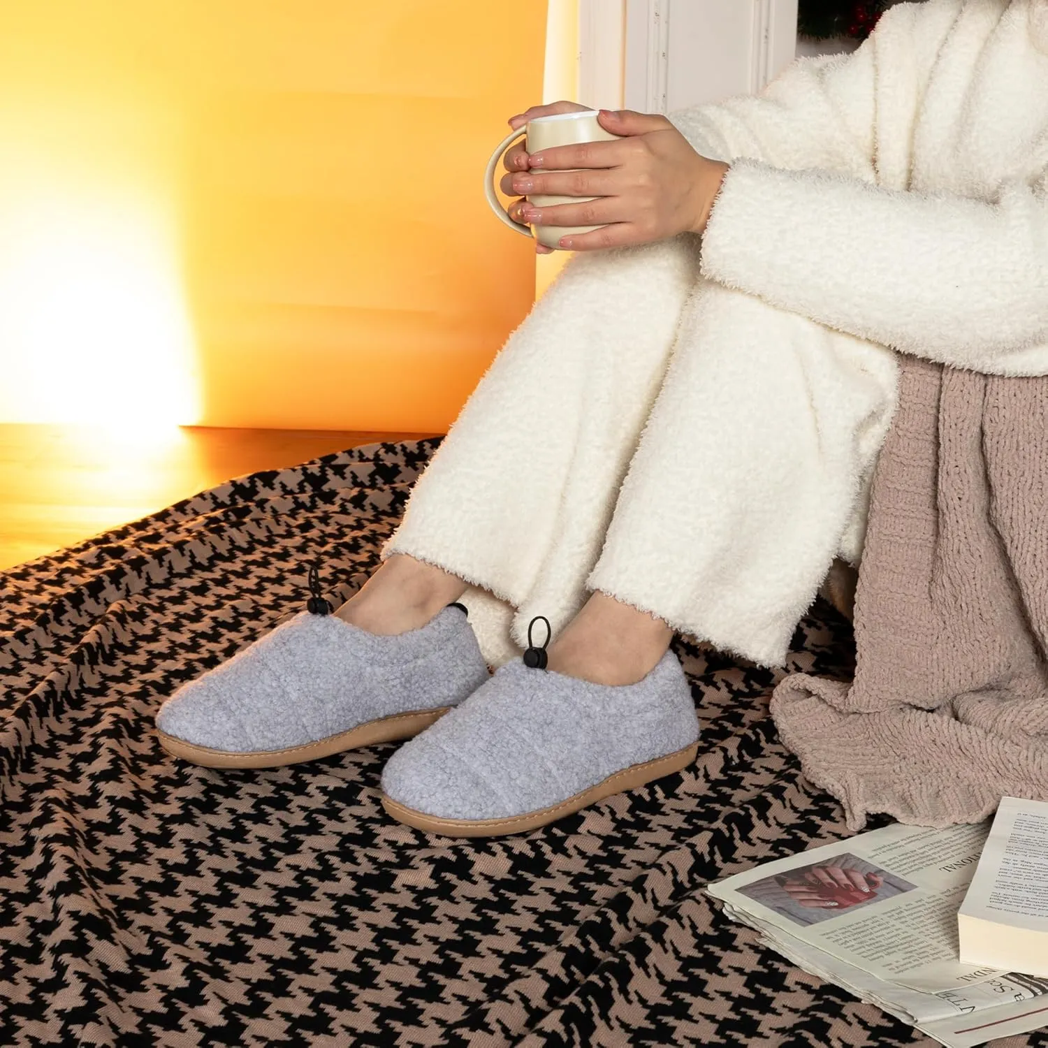 RockDove Women's Camper Moc Slipper with Sherpa Fleece