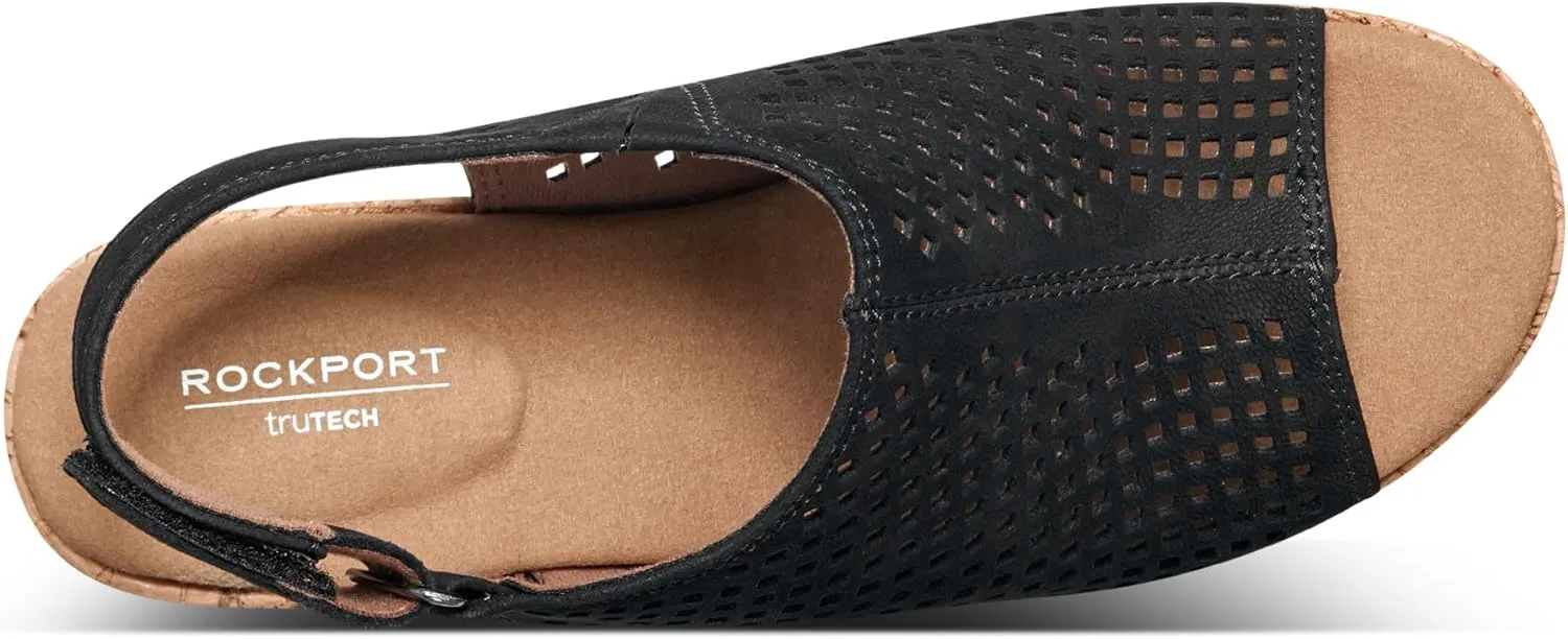 Rockport Women's Briah Perforated Slingback Sandal