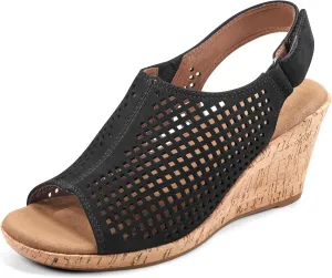 Rockport Women's Briah Perforated Slingback Sandal