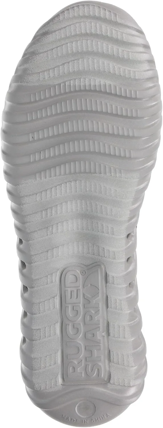 Rugged Shark Cay Water Shoes – EVA AQUAFLO® Drainage Outsole, Neoprene Mesh Upper, Bungee-Tie Closure, Lightweight & Breathable, Slip-On Style, Ideal for Beach, River, and Water Sports