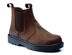 Rugged Terrain Dark Brown Waxy Chelsea Boot SBP SRC