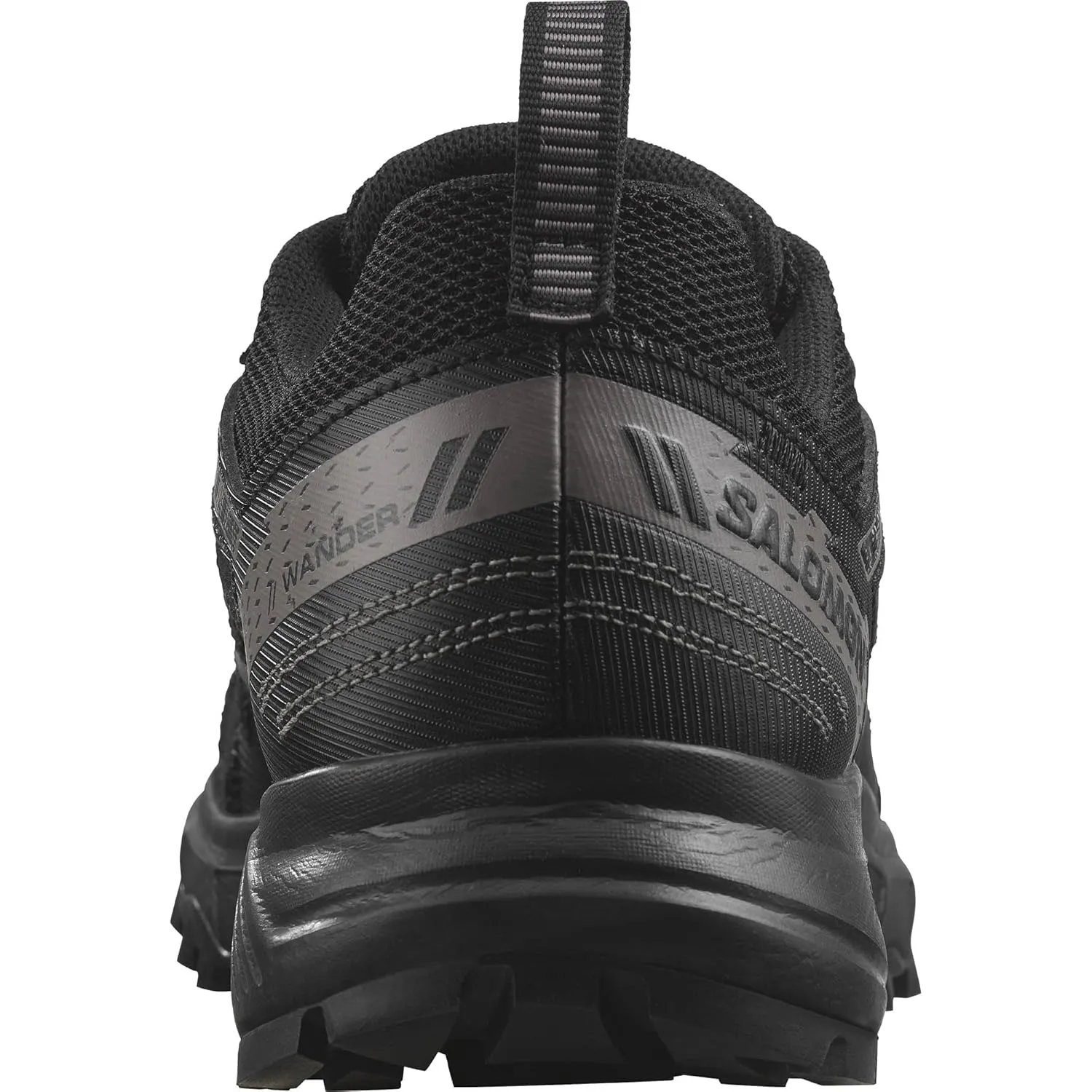 Salomon Women’s Wander Trail Running Shoes - Black/Plum Kitten/Gull - 6