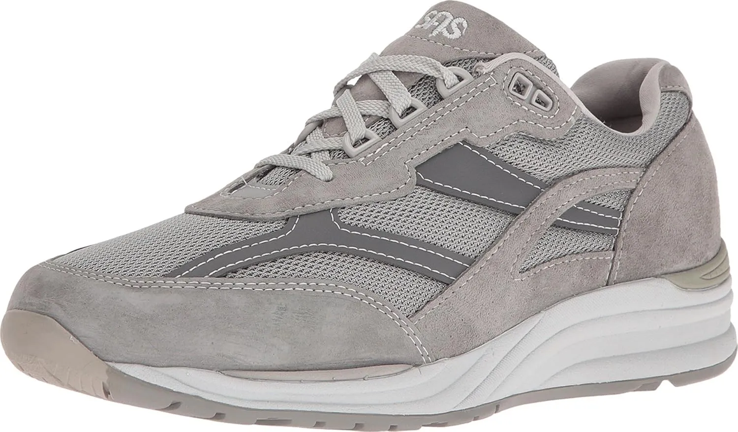 SAS Journey Mesh Comfort Walking Sneaker Gray 11.5 S - Slim (B)