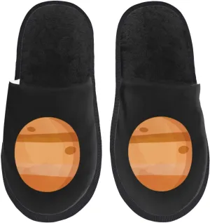 Saturn Slippers For Women Men Cozy Indoor And Outdoor Slip On Slippers Fuzzy House Shoes