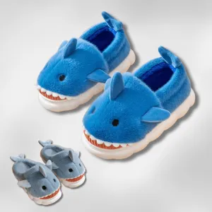 Shark Plush Slippers – Cozy, Soft, and Warm Indoor House Shoes