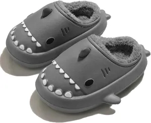 Shark Slippers For Women Men Cozy Funny Fuzzy Slippers For Women Bedroom Slippers House Shoes Slippers Cute Animal Non Slip Warm Slippers For Fall and Winter Indoor Outdoor