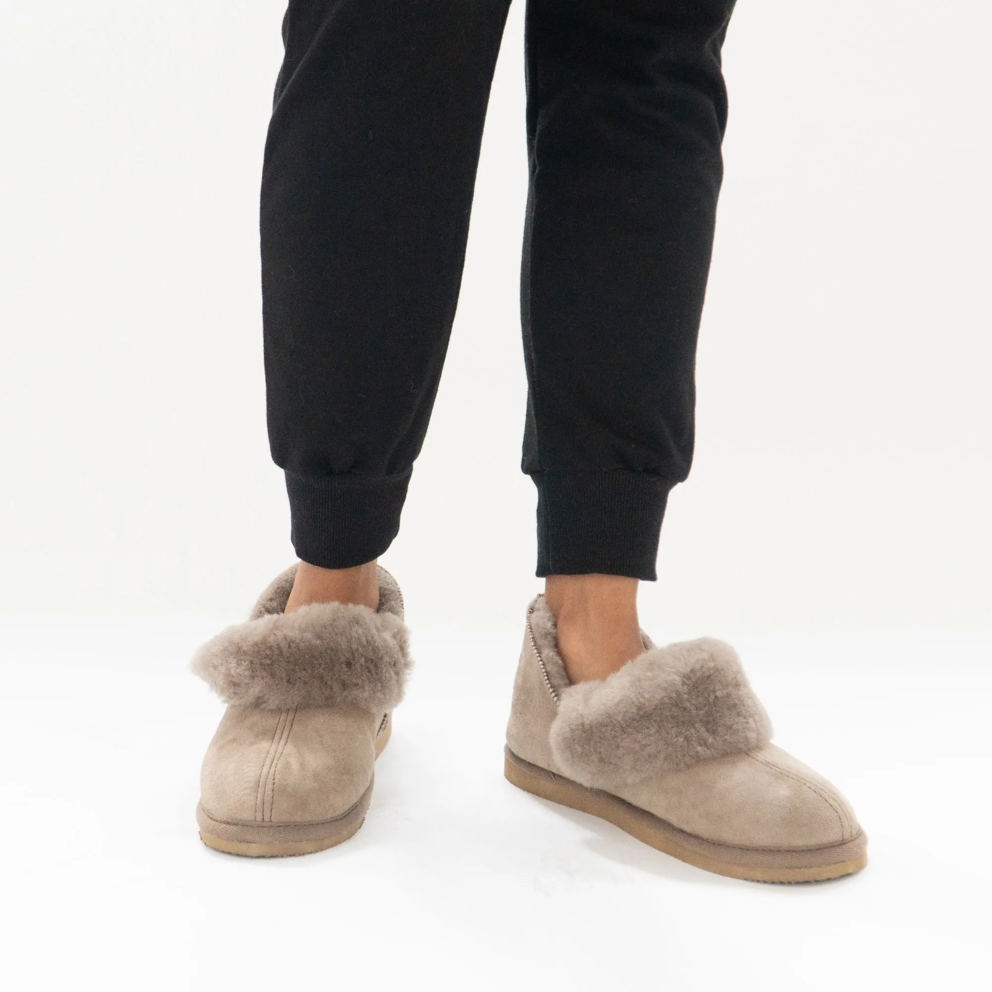 Shepherd KARIN Womens Sheepskin Slipper Boots Stone