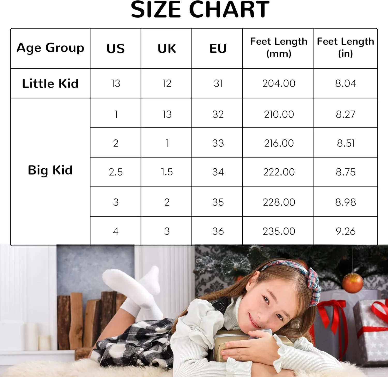 shoeslocker Girls Cute Bootie Slippers, Winter Warm Plush Memory Foam Booties House Shoes for Girls