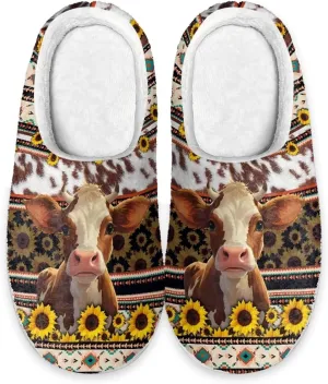Showudesigns House Slippers for Women Winter Warm Slippers Size 4-12