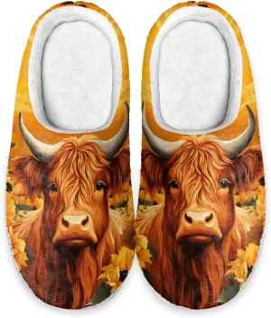 Showudesigns House Slippers for Women Winter Warm Slippers Size 4-12