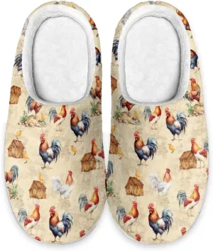 Showudesigns Indoor Winter Home Slippers Size 4-12 Fuzzy Warm