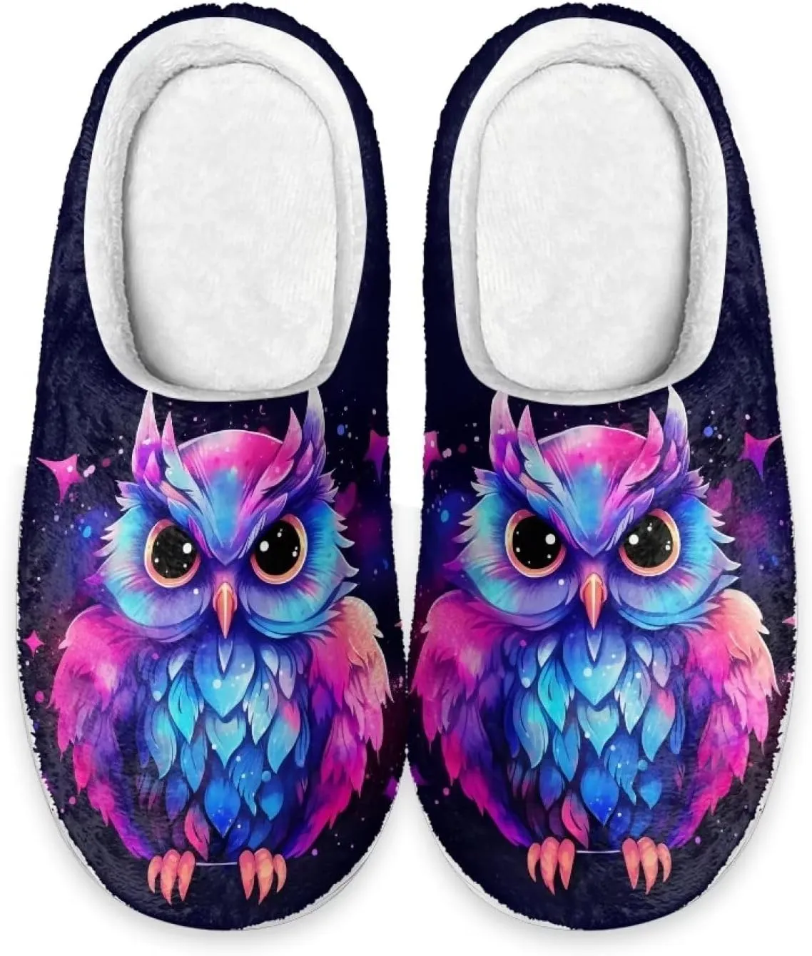 Showudesigns Indoor Winter Home Slippers Size 4-12 Fuzzy Warm