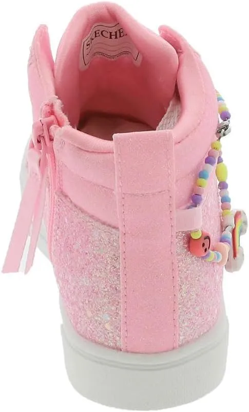 Skechers Girls' Twinkle Sparks-Charm Bestie Sneaker