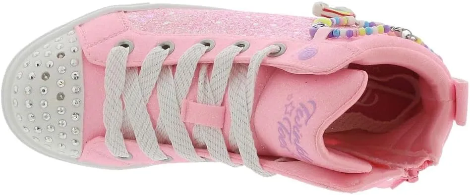 Skechers Girls' Twinkle Sparks-Charm Bestie Sneaker