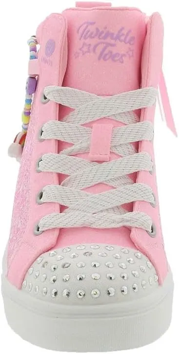 Skechers Girls' Twinkle Sparks-Charm Bestie Sneaker