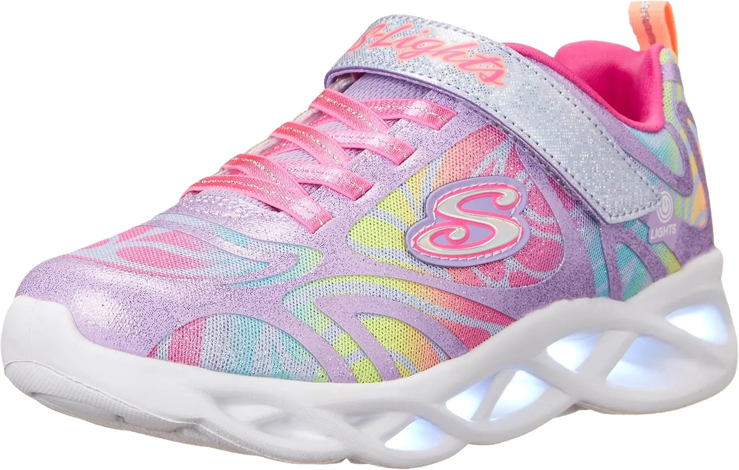 Skechers Girl's Twisty Brights-Dazzle Flash Sneaker