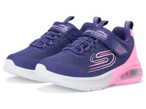 SKECHERS Max Navy/Periwinkle Girls 12.5 Endless choices Vibrant Sneaker Kid 3.0 Microspec Little Advance-Fly