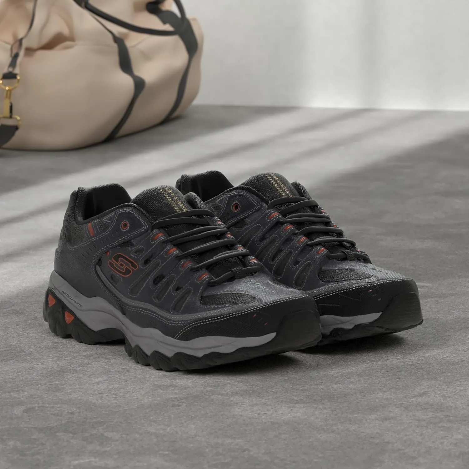 Skechers Men's Afterburn Memory Fit Lace-up Sneaker