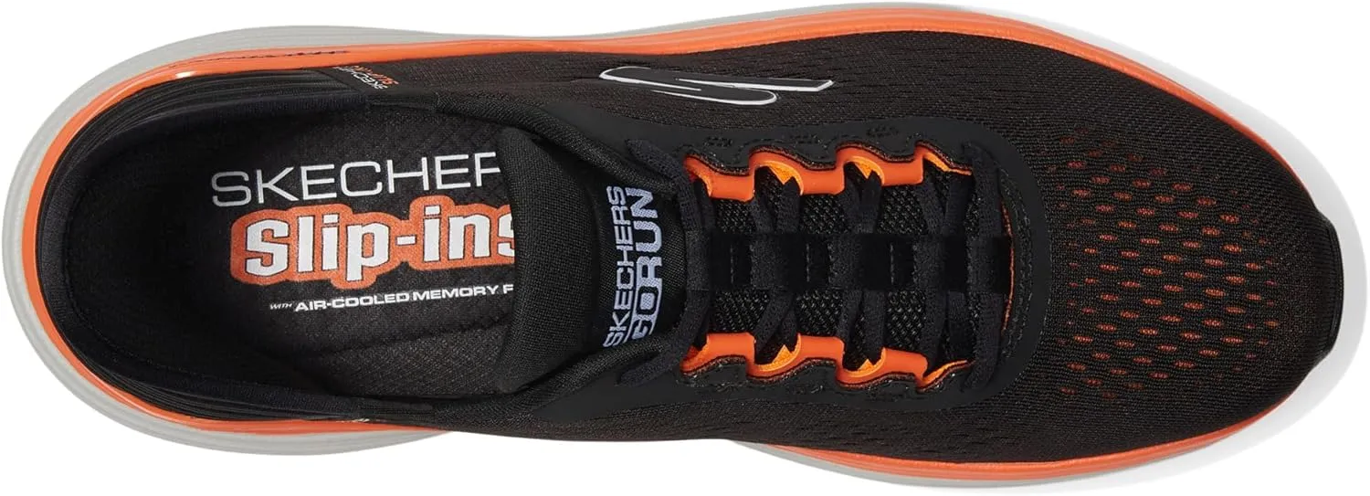 Skechers Men's Hands Free Slip-ins Max Cushioning Suspension-Linear Focus Sneaker