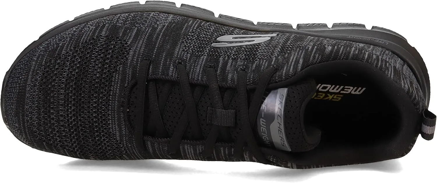 Skechers Men's Skechers Men's Track Front Runner Lace up Sneaker