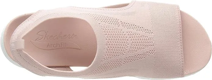 Skechers Womens Arch Fit City Catch Blush Vegan Sandals