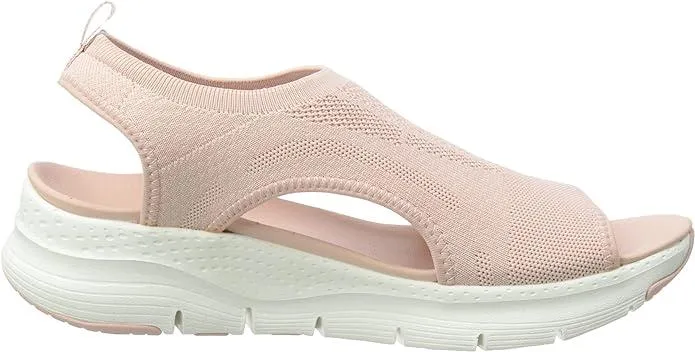 Skechers Womens Arch Fit City Catch Blush Vegan Sandals