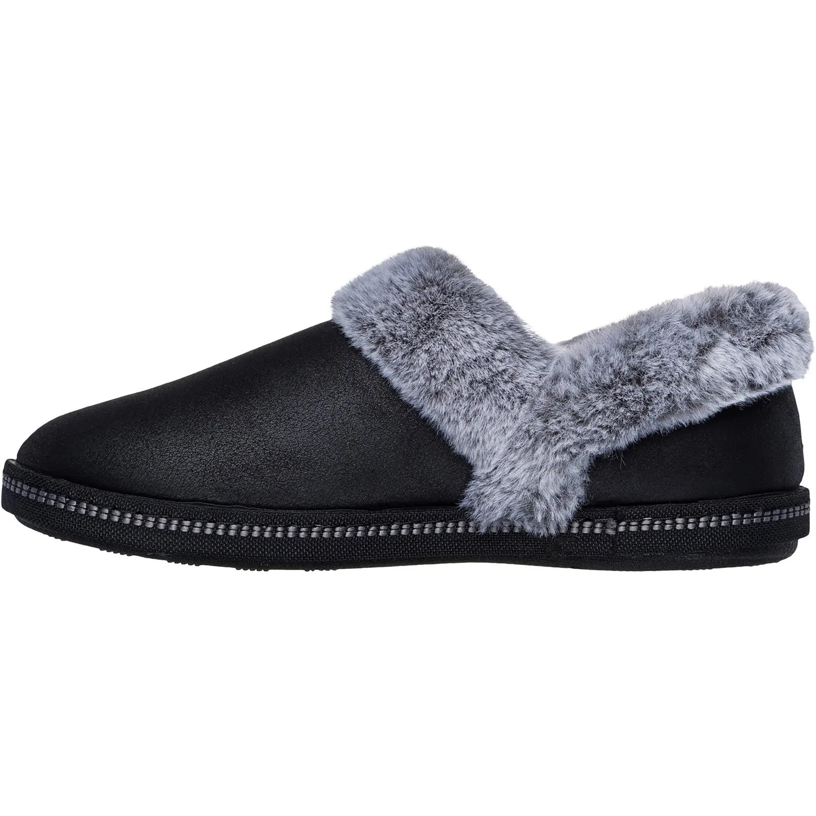Skechers Womens Cozy Campfire French Toast 2 169010-BLK Black Slip On Shoe