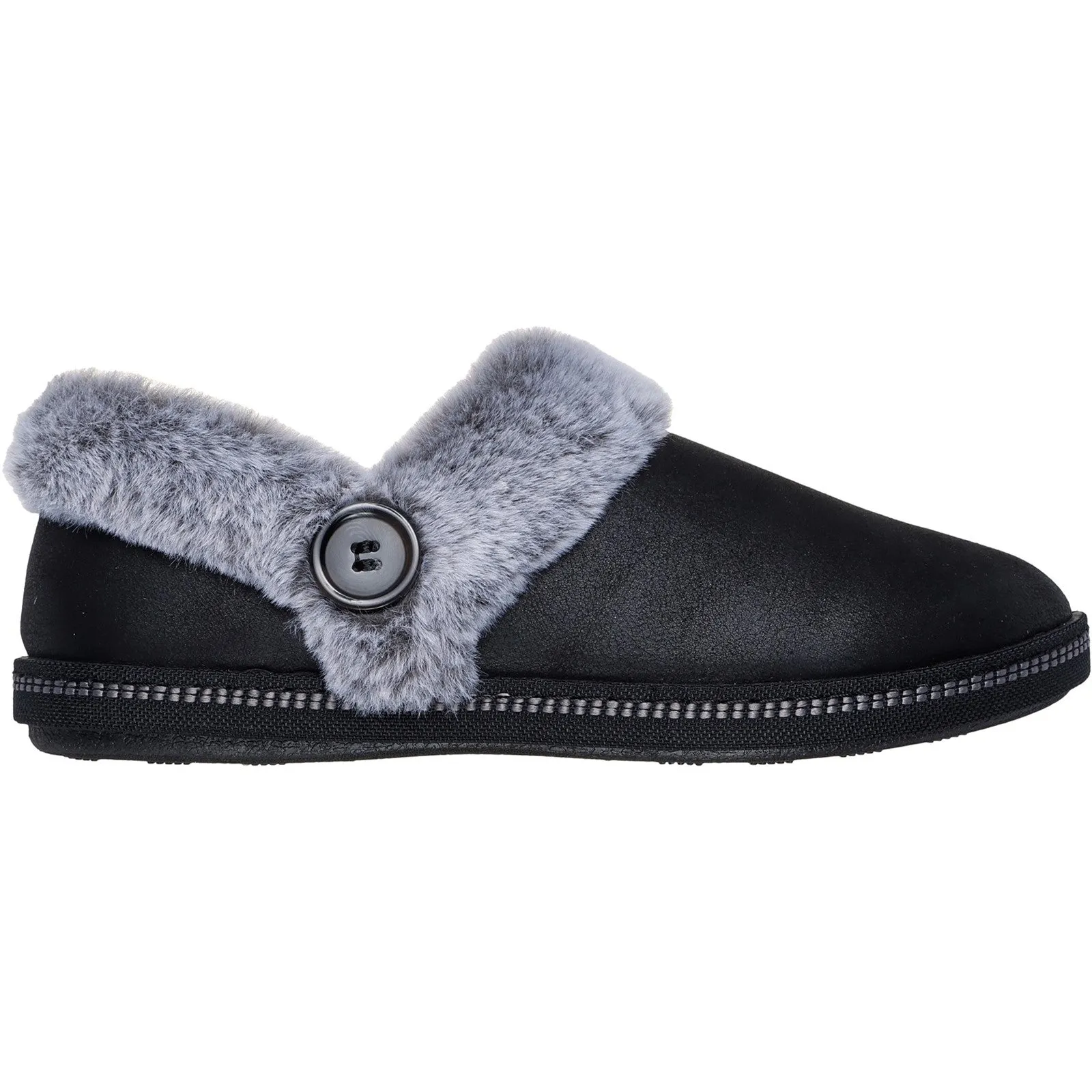Skechers Womens Cozy Campfire French Toast 2 169010-BLK Black Slip On Shoe