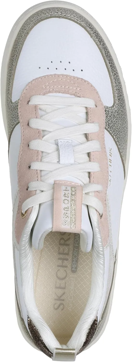 Skechers Women's, Sport Court 92-Sheer Shine Sneaker