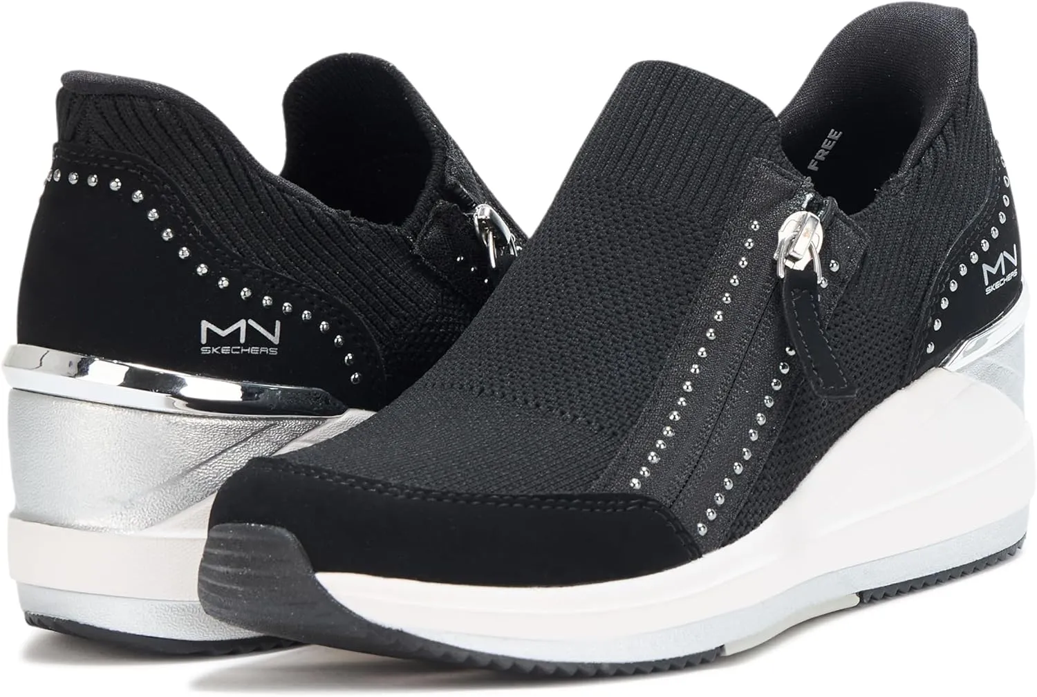 Skechers Women's The Triple Wedge-Krissie Hands Free Slip-ins Sneaker