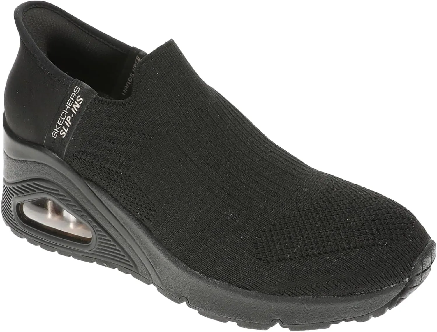 Skechers Women's Uno Wedge-Kickin' Knit Hands Free Slip-ins Sneaker