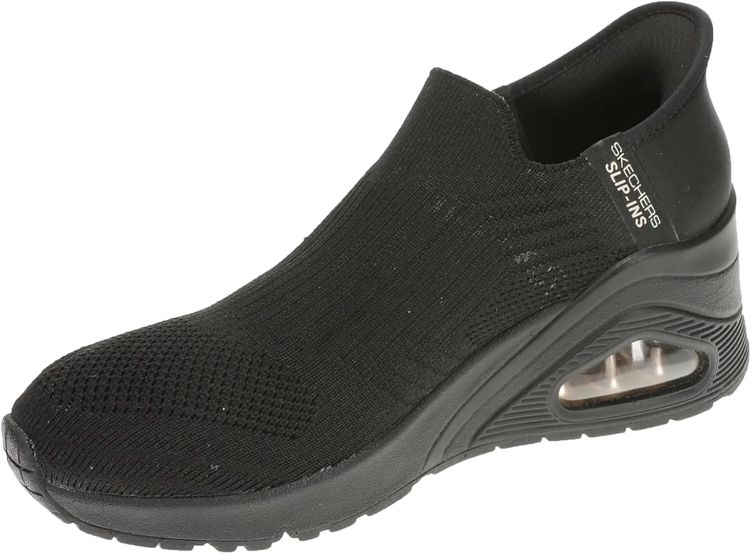 Skechers Women's Uno Wedge-Kickin' Knit Hands Free Slip-ins Sneaker