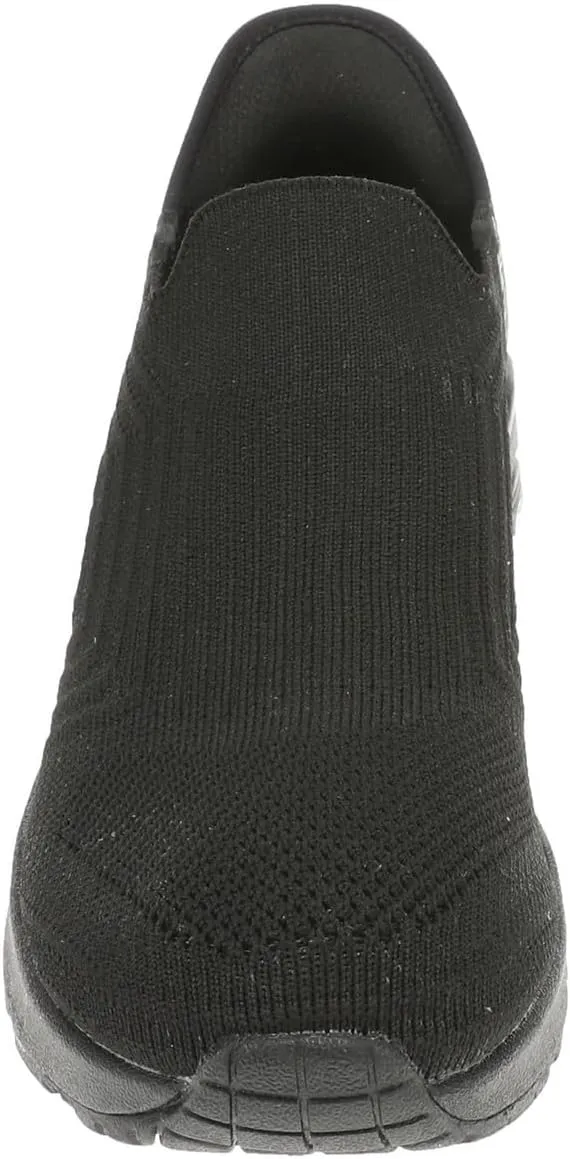 Skechers Women's Uno Wedge-Kickin' Knit Hands Free Slip-ins Sneaker