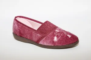 SLEEPERS - LS792M INEZ MACHINE WASHABLE STRETCH MEMORY FOAM SLIPPER - HEATHER