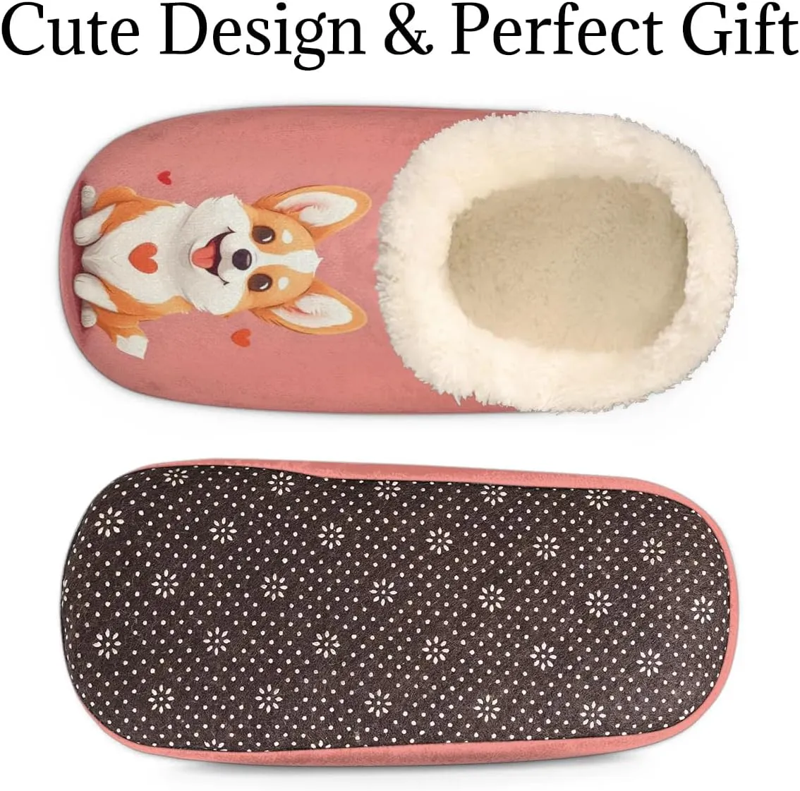 Slipper for Women Men, Fuzzy Memory Foam House Slippers Soft Cozy Warm Closed Back Slippers Lightweight Non-Slip Home Shoes Indoor Slippers