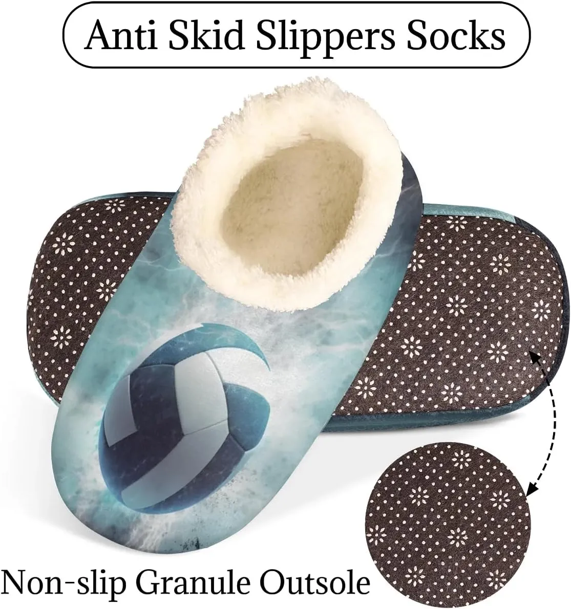 Slipper for Women Men, Fuzzy Memory Foam House Slippers Soft Cozy Warm Closed Back Slippers Lightweight Non-Slip Home Shoes Indoor Slippers
