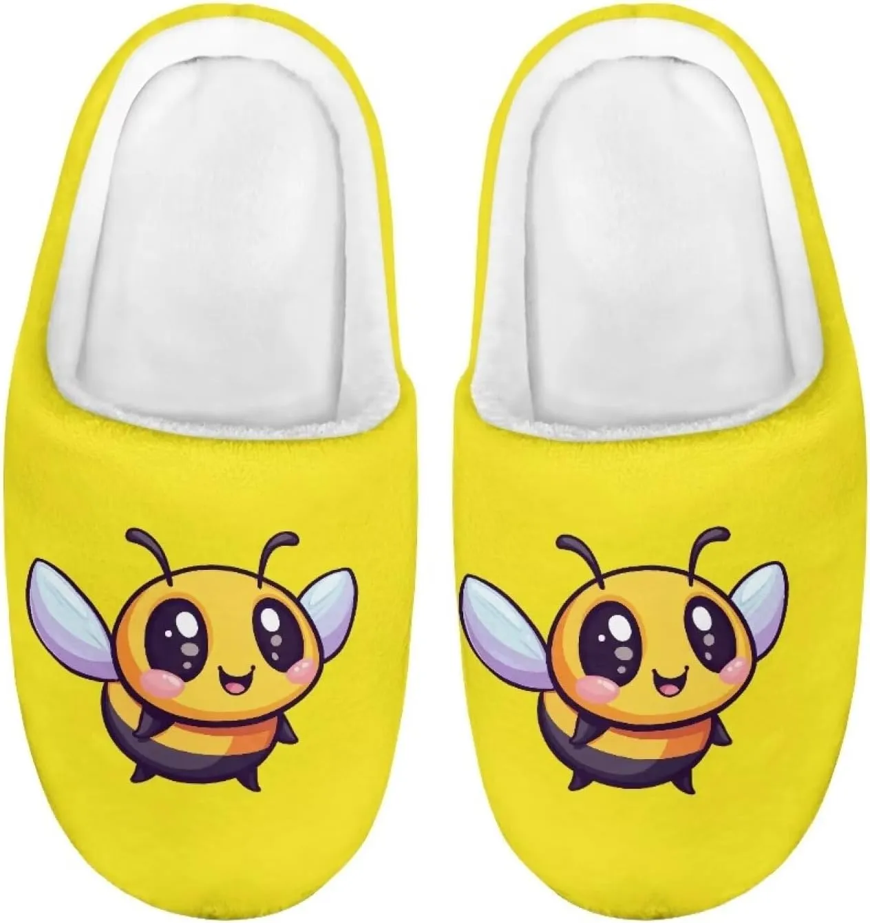 Slippers for Kids Anti-slip Plush Slippers Warm House Shoes Winter Bedroom Slippers